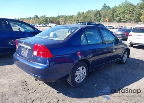 2003 Honda Civic Lx z USA, uszkodzony, nr VIN 2HGES15563H509411